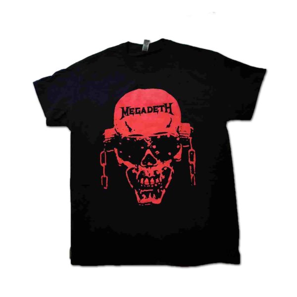 画像1: Megadeth バンドTシャツ メガデス Vic Red (1)