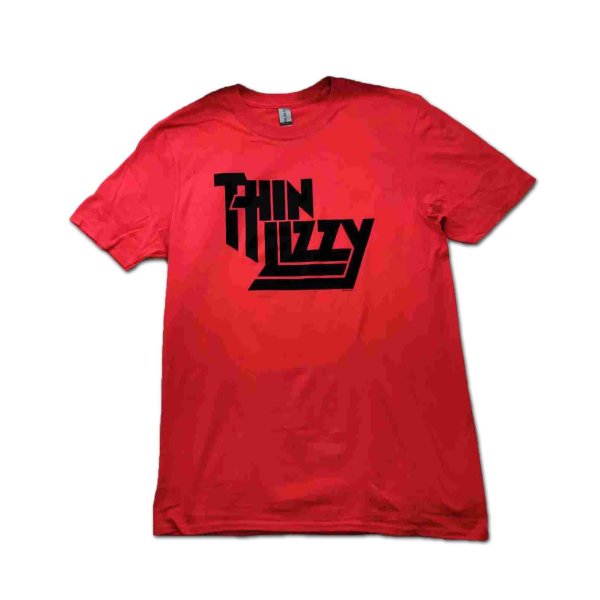 画像1: Thin Lizzy バンドTシャツ シン・リジィ Logo RED (1)