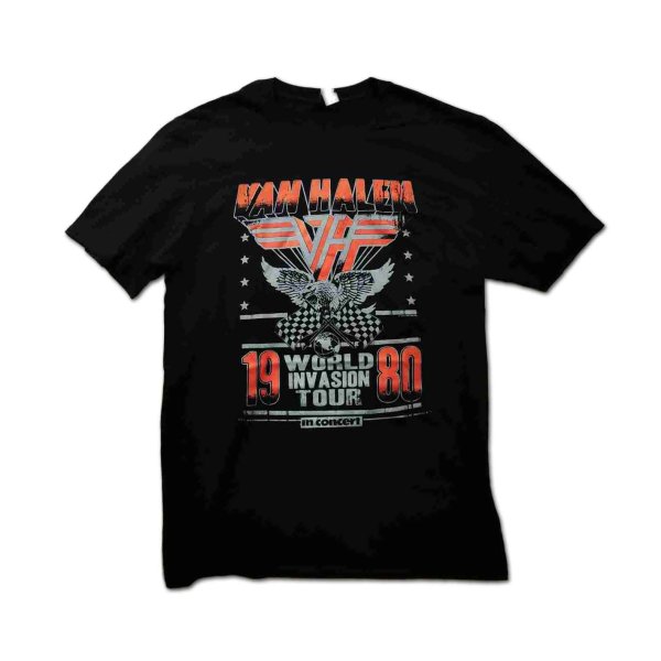 画像1: Van Halen バンドTシャツ ヴァン・ヘイレン Invasion Tour '80 (1)