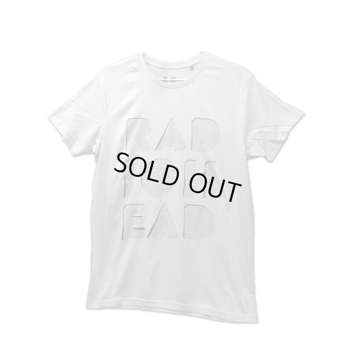 画像1: Radiohead バンドTシャツ レディオヘッド Cut Out LIGHT GREY (1)