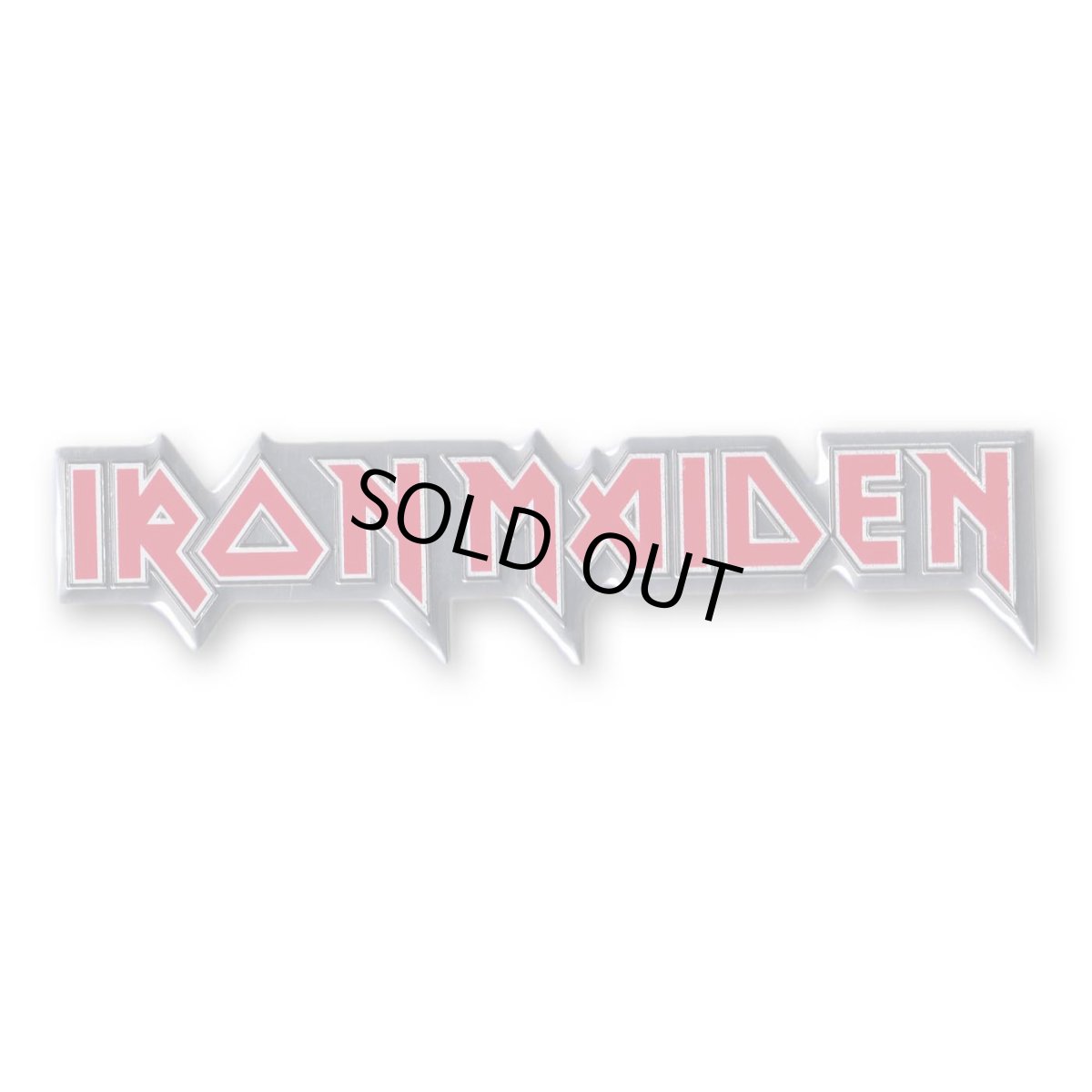 画像1: Iron Maiden メタルステッカー アイアン・メイデン Logo (1)