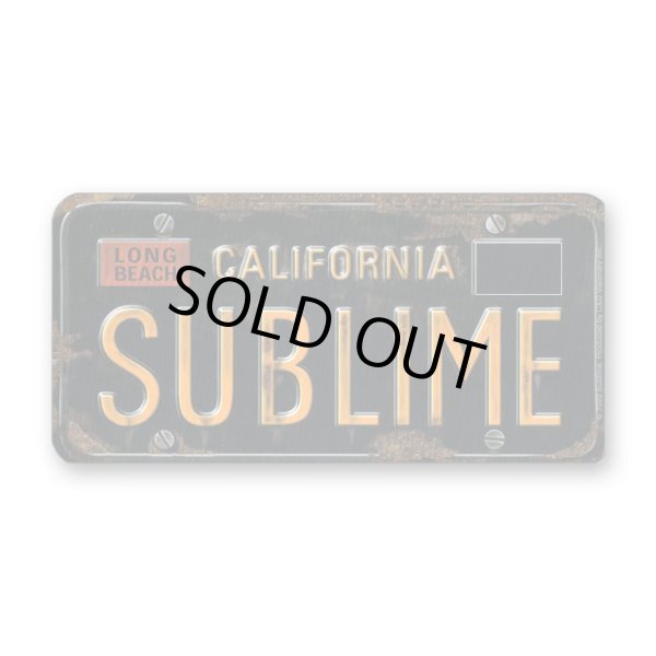 画像1: Sublime ステッカー サブライム License Plate (1)