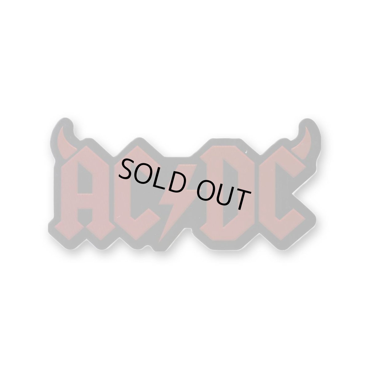 画像1: AC/DC ステッカー エーシーディーシー Horns Logo (1)