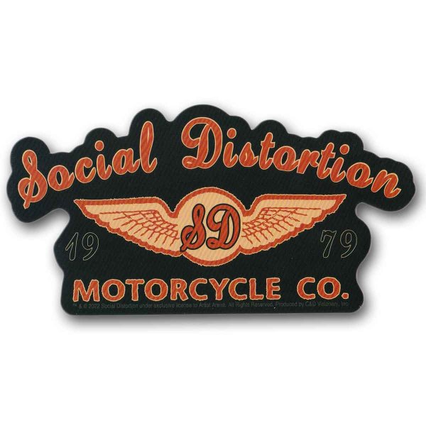 画像1: Social Distortion ステッカー ソーシャル・ディストーション Moto Logo (1)