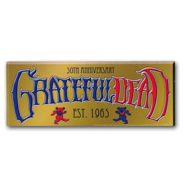 画像1: Grateful Dead ステッカー グレイトフル・デッド 50th Anniversary (1)