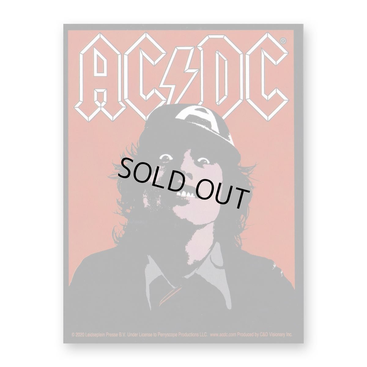 画像1: AC/DC ステッカー エーシーディーシー Angus Poster (1)