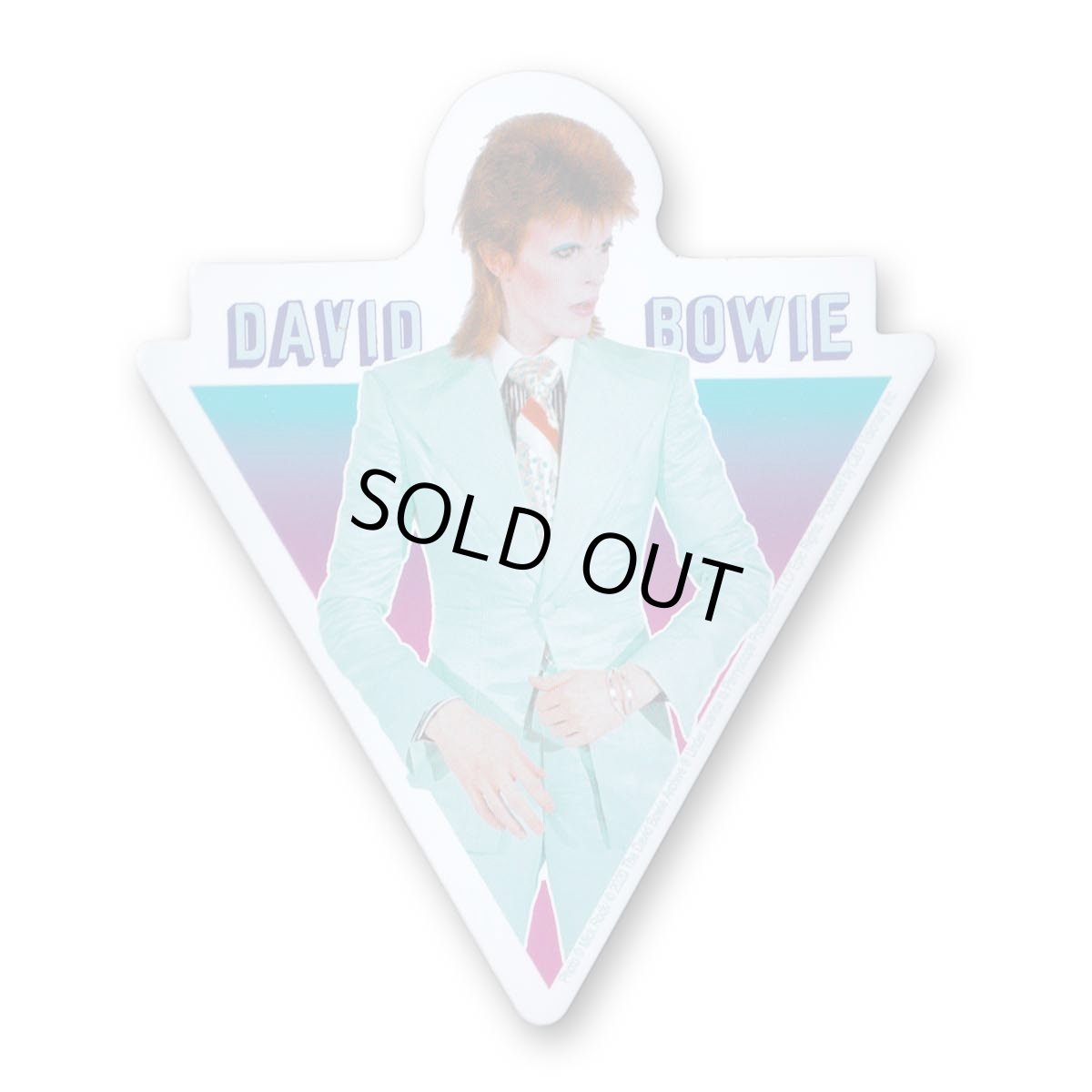 画像1: David Bowie ステッカー デヴィッド・ボウイ Blue Suit (1)