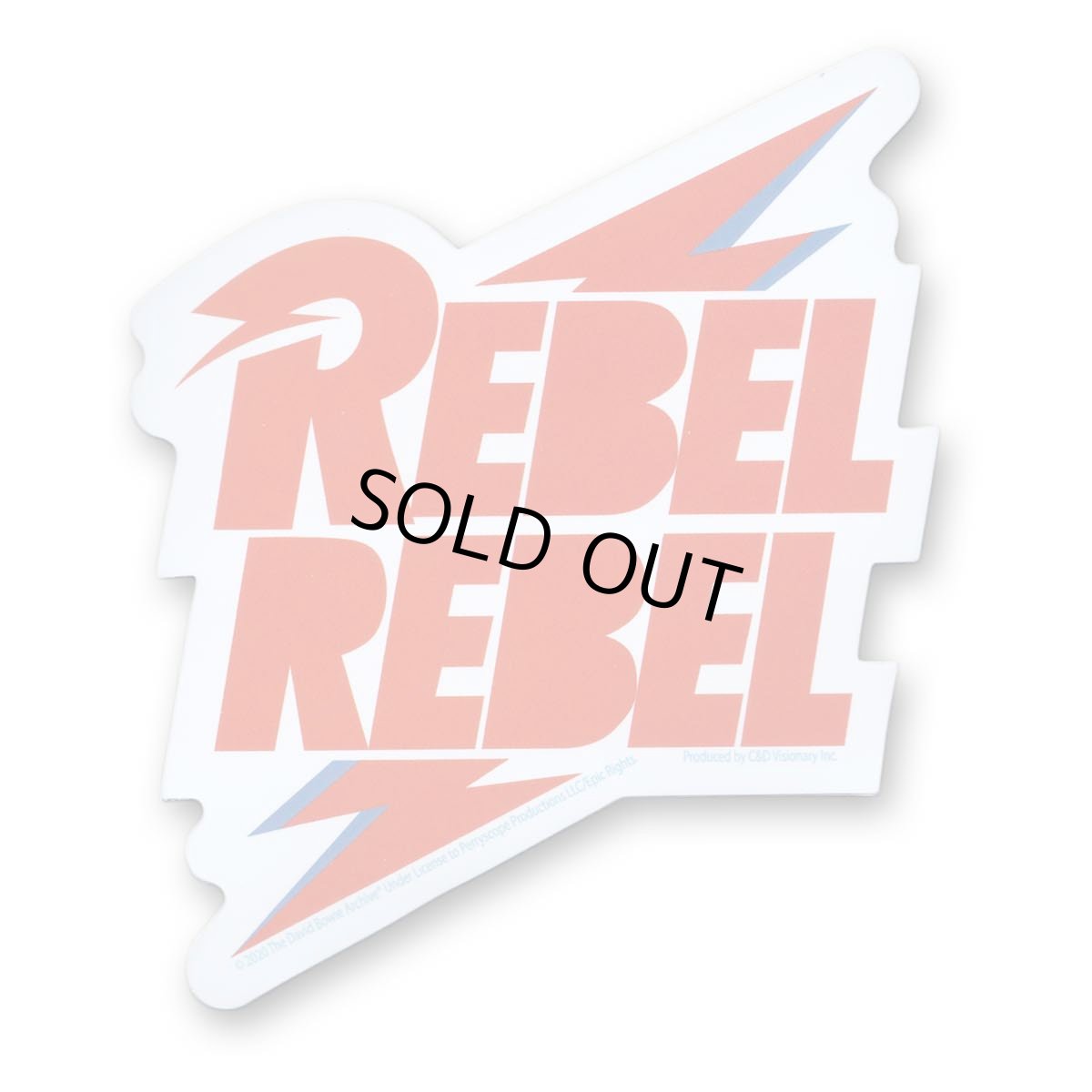 画像1: David Bowie ステッカー デヴィッド・ボウイ Rebel Rebel (1)