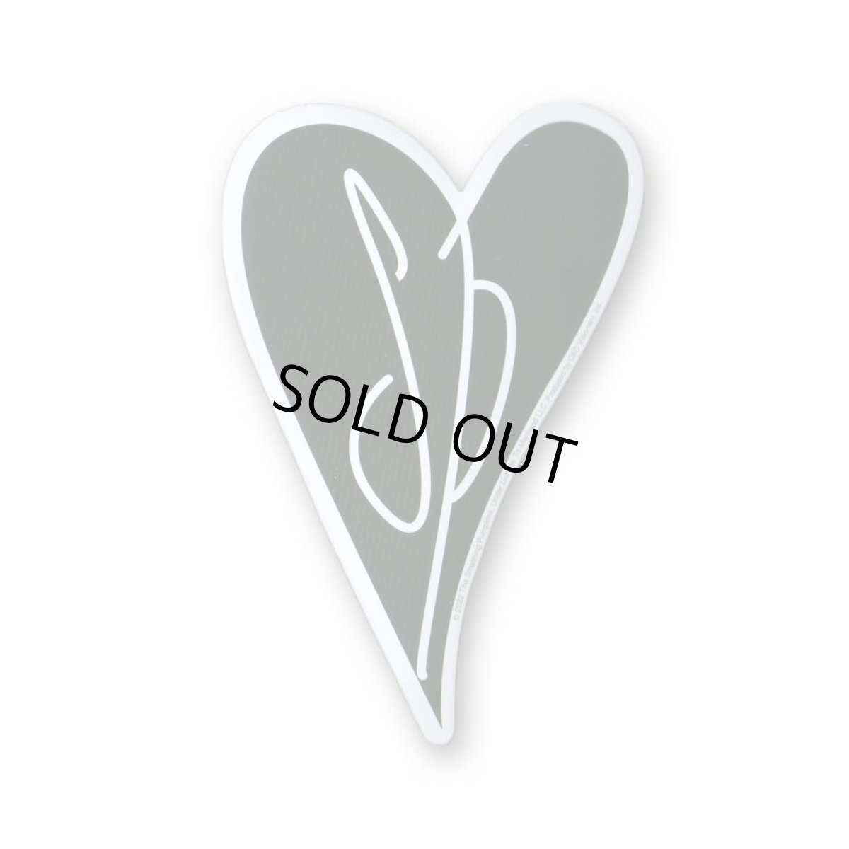 画像1: Smashing Pumpkins ステッカー スマッシング・パンプキンズ Heart Logo (1)