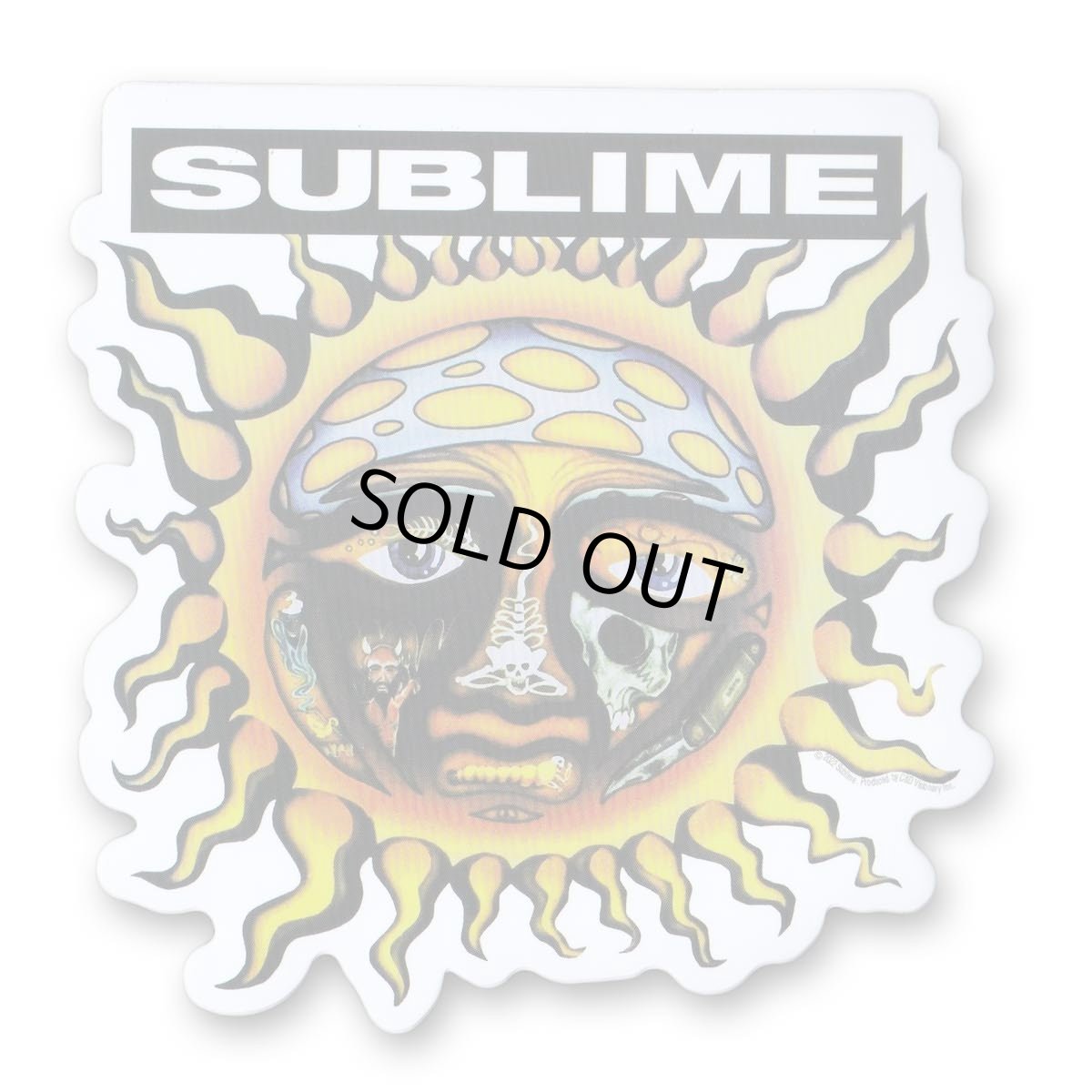 画像1: Sublime ステッカー サブライム Sun Logo (1)