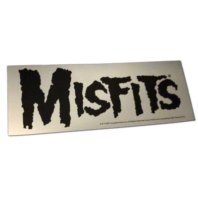 画像1: Misfits ミラーステッカー ミスフィッツ Logo Chrome