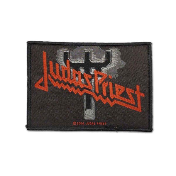 画像1: Judas Priest パッチ／ワッペン ジューダス・プリースト Logo And Folk (1)