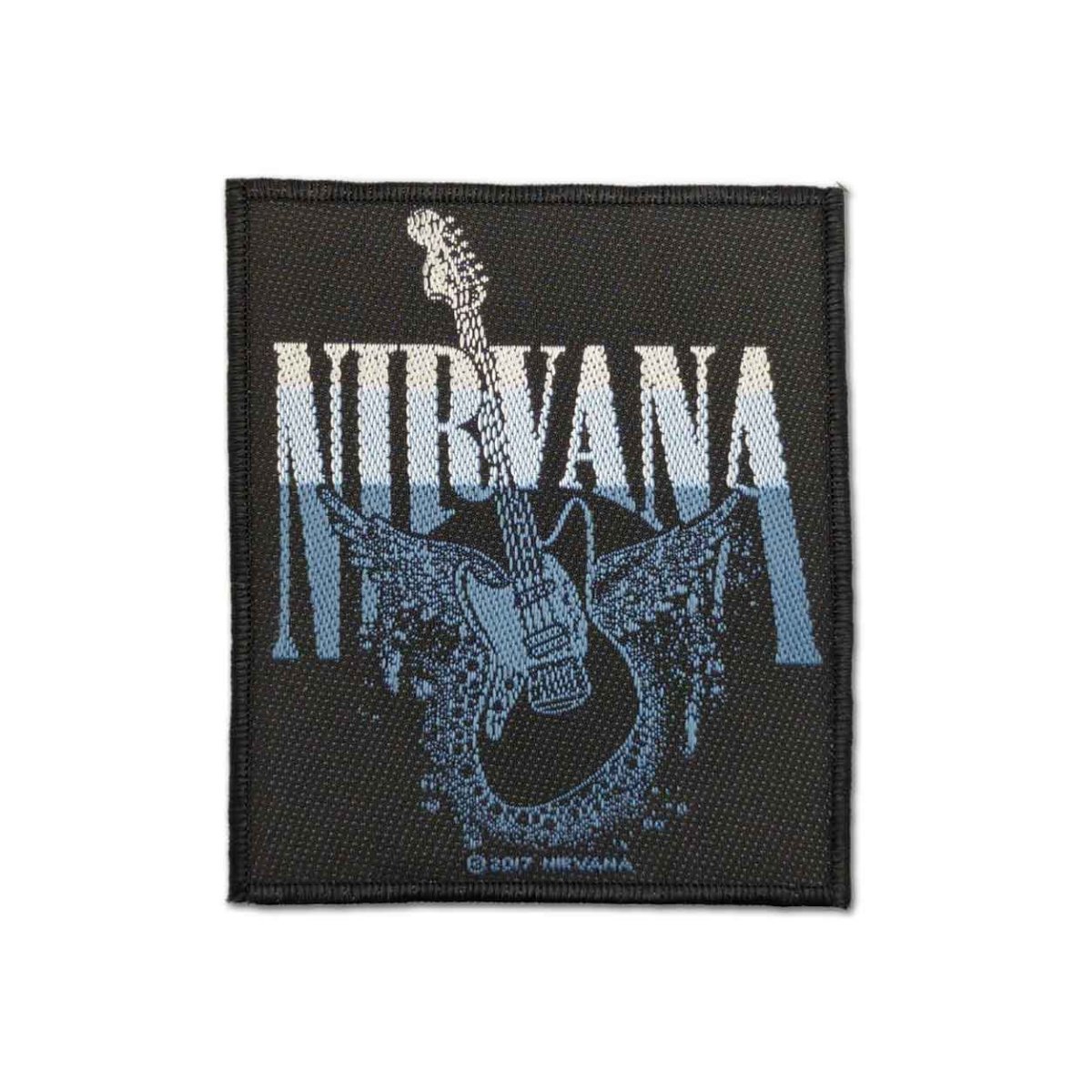 画像1: Nirvana パッチ／ワッペン ニルヴァーナ Guitar (1)