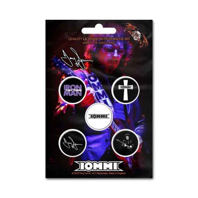 画像1: Tony Iommi バッジ5個セット トニー・アイオミ Iommi