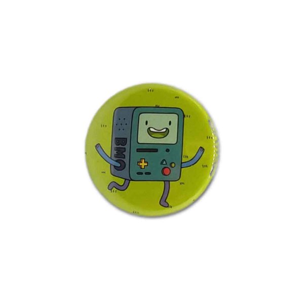 画像1: Adventure Time 缶バッジ アドベンチャー・タイム BMO Frolicking (1)