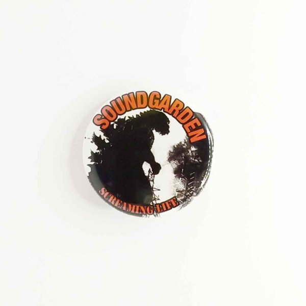 画像1: Soundgarden 缶バッジ サウンドガーデン Screaming Life (1)