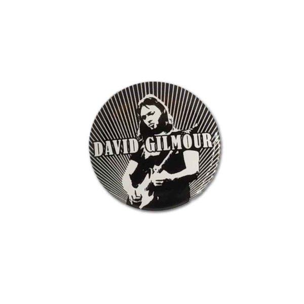 画像1: David Gilmour 缶バッジ デヴィッド・ギルモア Lines Logo (1)
