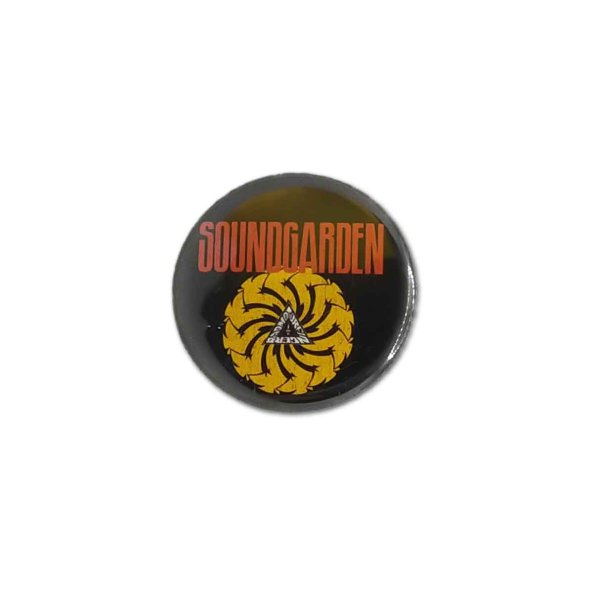 画像1: Soundgarden 缶バッジ サウンドガーデン Yellow Logo (1)