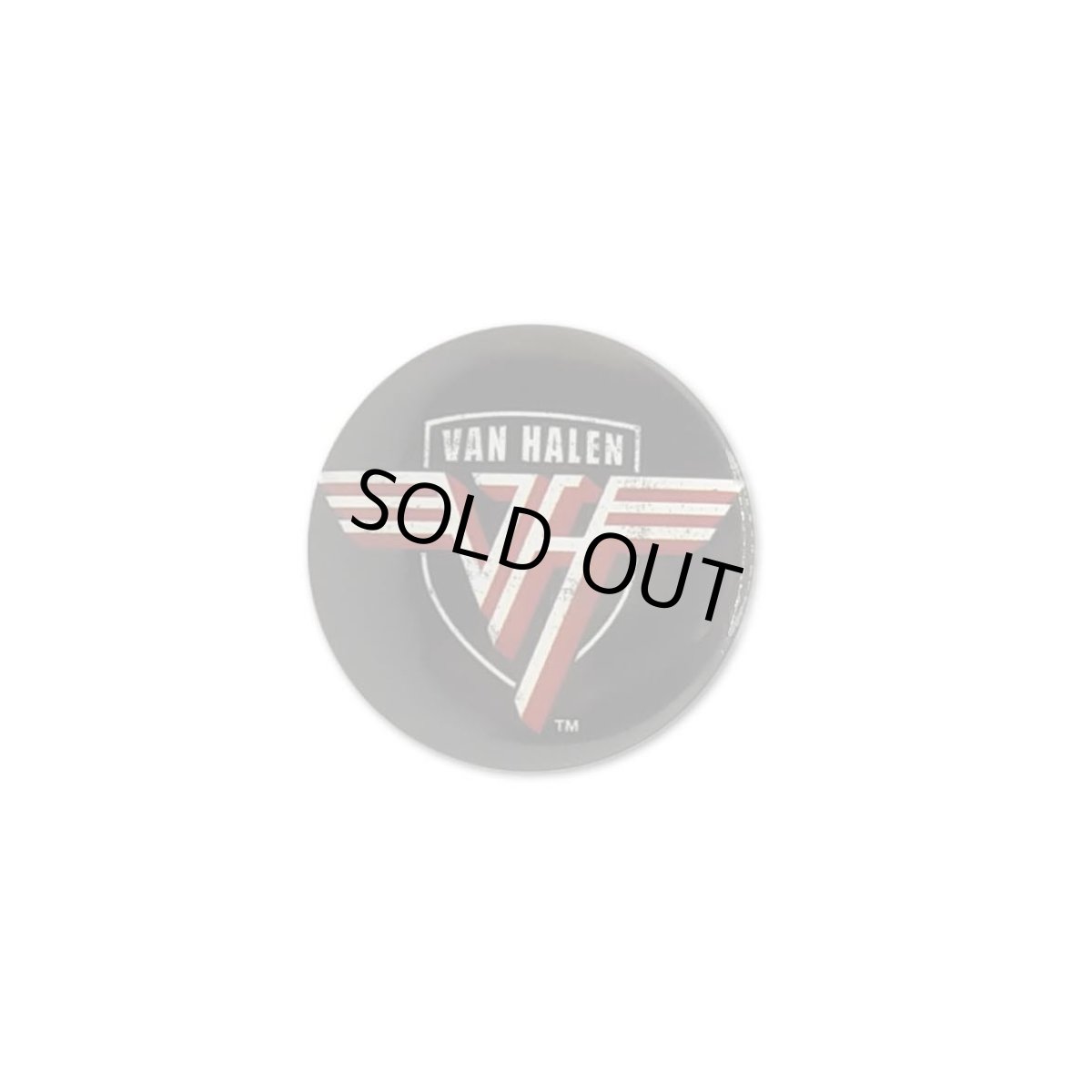画像1: Van Halen 缶バッジ ヴァン・ヘイレン Shield Logo (1)