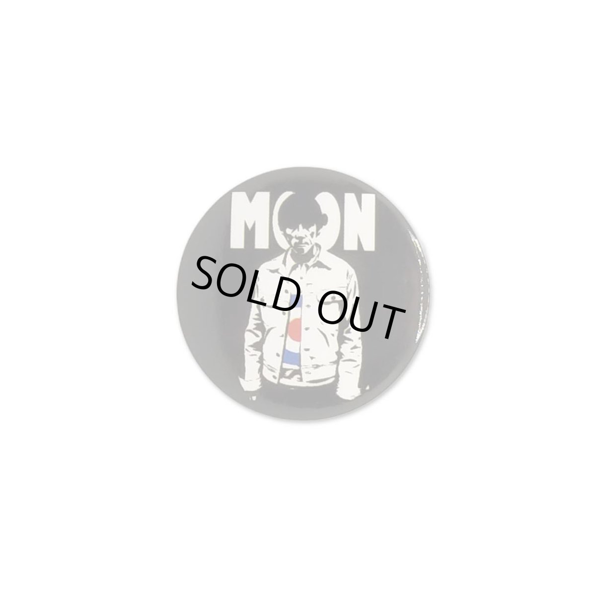 画像1: Keith Moon 缶バッジ キース・ムーン Logo (1)