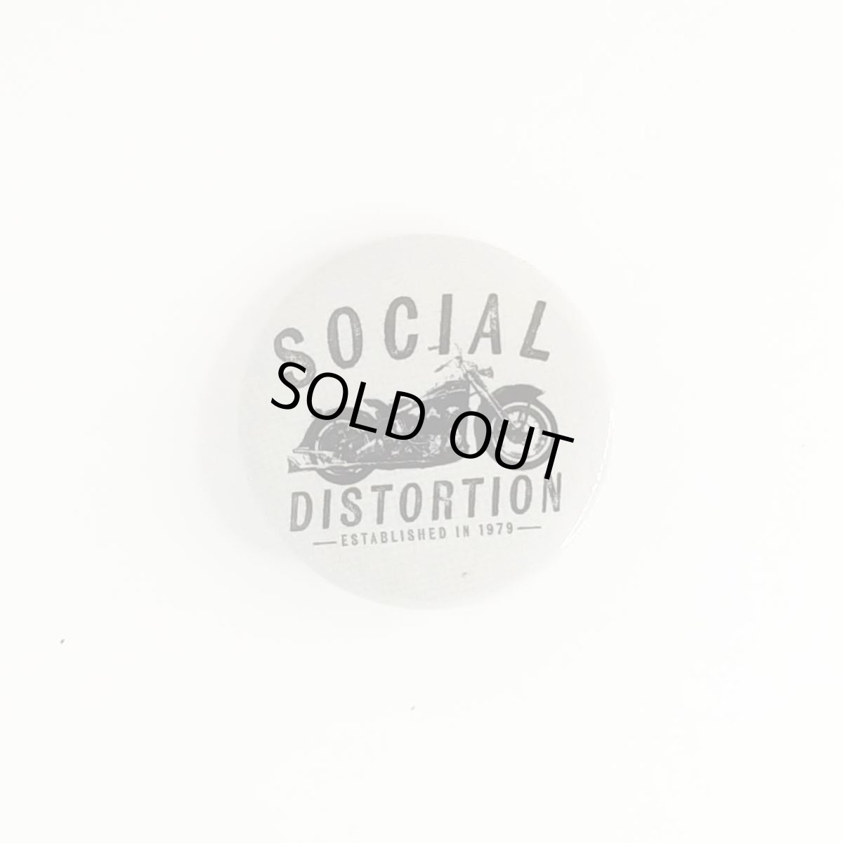 画像1: Social Distortion 缶バッジ ソーシャル・ディストーション Motorcycle (1)