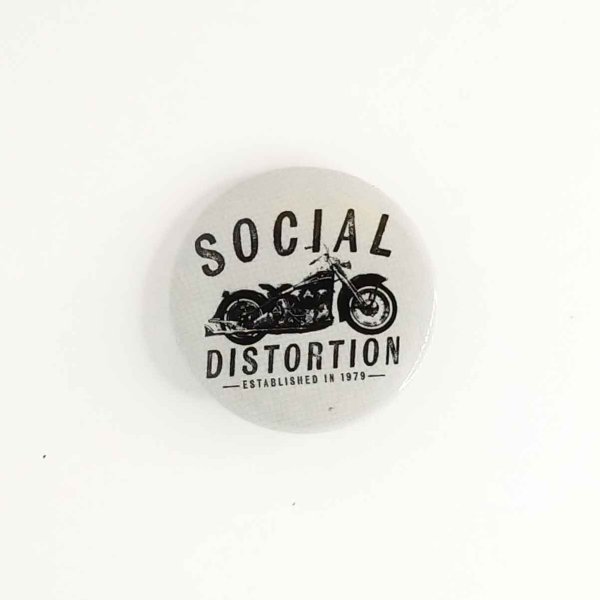 画像1: Social Distortion 缶バッジ ソーシャル・ディストーション Motorcycle (1)