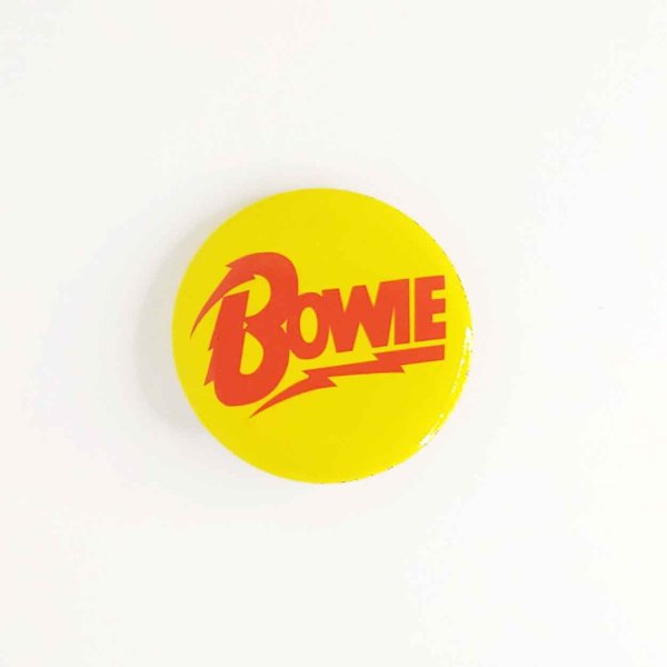画像1: David Bowie 缶バッジ デヴィッド・ボウイ Bolt (1)