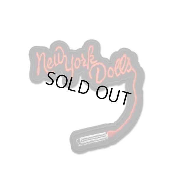 画像1: New York Dolls アイロンパッチ／ワッペン ニューヨーク・ドールズ Lipstick Logo (1)