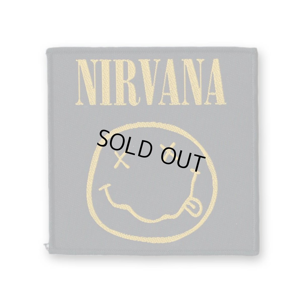 画像1: Nirvana パッチ／ワッペン ニルヴァーナ Smiley (1)