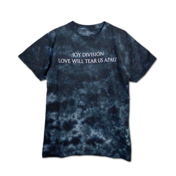 画像1: Joy Division バンドTシャツ ジョイ・ディヴィジョン Love Will Tear Us Apart Text Dip-Dye (1)