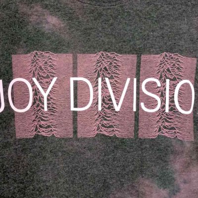 画像1: Joy Division バンドTシャツ ジョイ・ディヴィジョン Repeater Pulse Dip-Dye