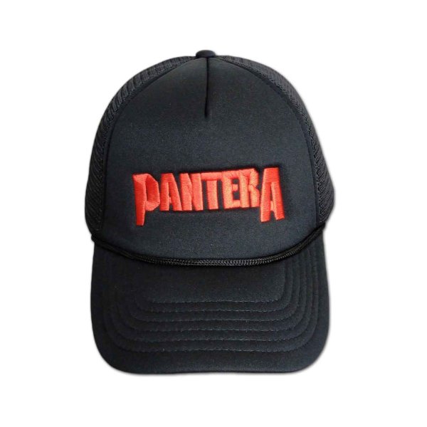 画像1: Pantera トラッカーズメッシュバックキャップ パンテラ Logo (1)