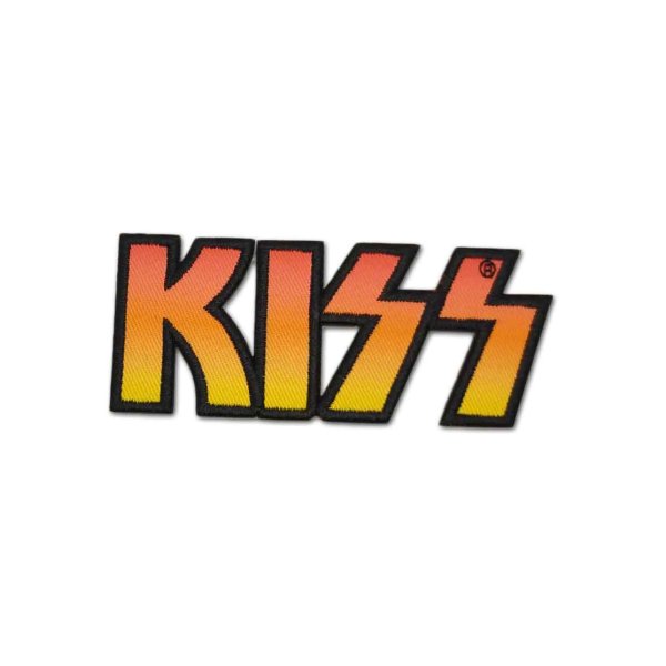 画像1: KISS アイロンパッチ／ワッペン キッス Cut-Out Logo (1)