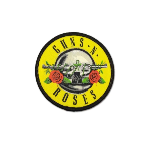 画像1: Guns N' Roses パッチ／ワッペン ガンズ・アンド・ローゼス Classic Circle Logo (1)