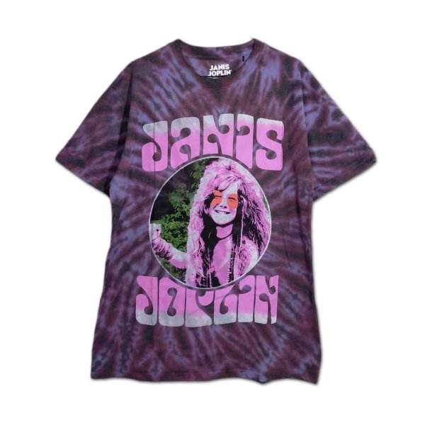 画像1: Janis Joplin Tシャツ ジャニス・ジョプリン Pink Shades Dip-Dye (1)