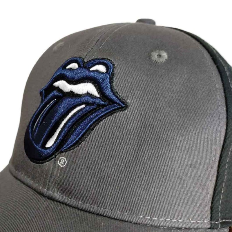 画像1: The Rolling Stones スナップバックキャップ ザ・ローリング・ストーンズ Navy Tongue