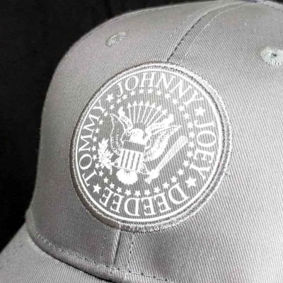 画像1: Ramones スナップバックキャップ ラモーンズ Presidential Seal GREY