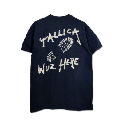 画像1: Metallica バンドTシャツ メタリカ Wuz Here