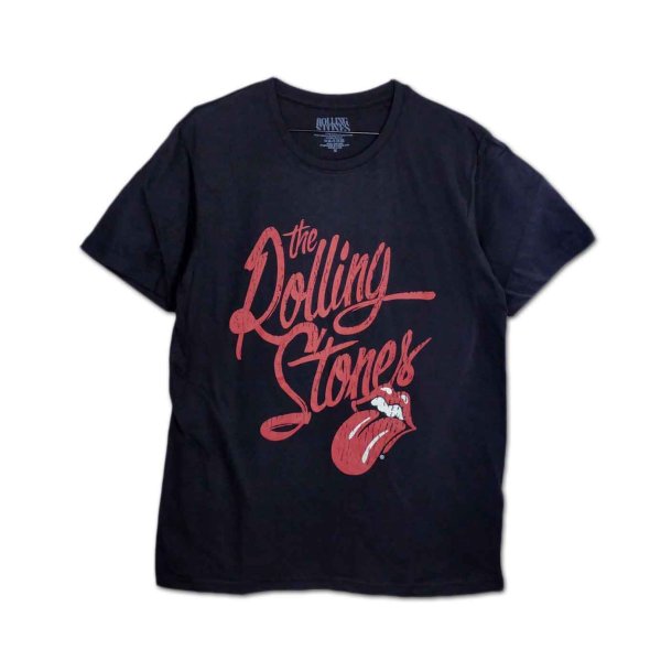 画像1: The Rolling Stones バンドTシャツ ローリング・ストーンズ Script Logo (1)