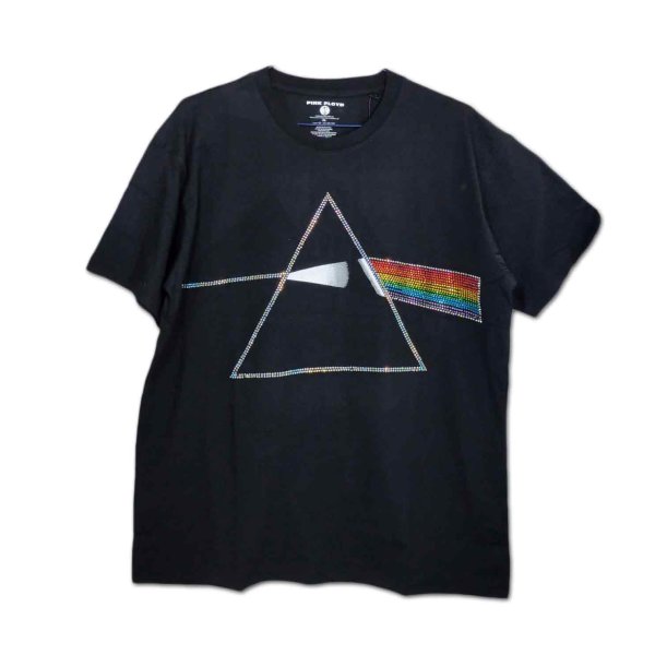 画像1: Pink Floyd バンドTシャツ ピンク・フロイド The Dark Side Of The Moon DIAMANTE (1)