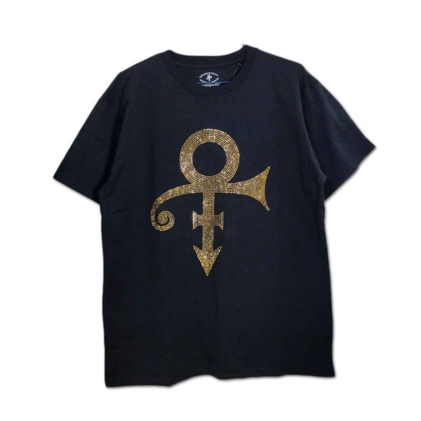 画像1: Prince Tシャツ プリンス Gold Symbol DIAMANTE (1)