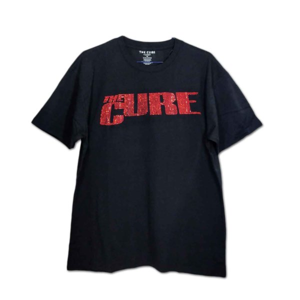 画像1: The Cure バンドTシャツ ザ・キュアー Red Logo DIAMANTE (1)