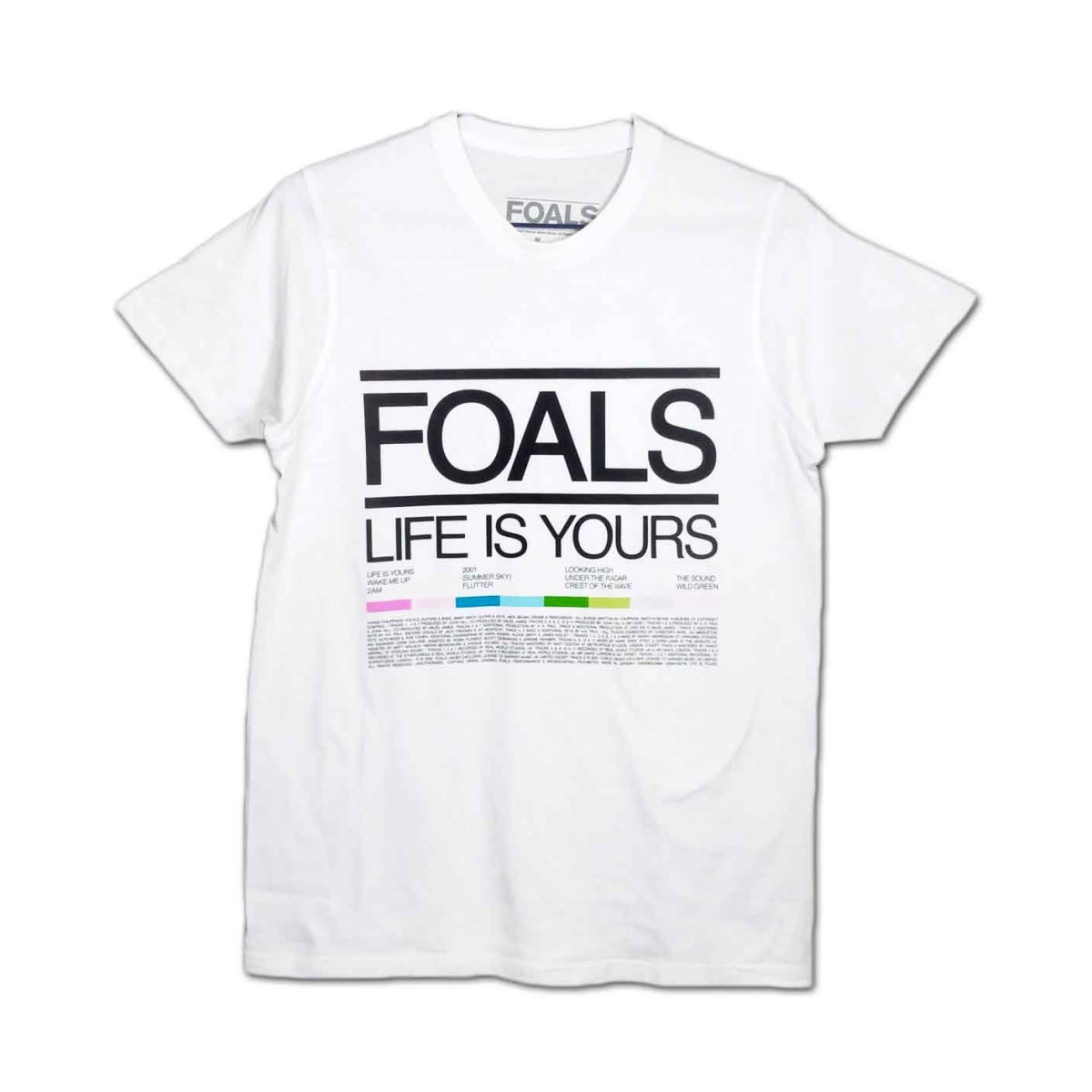 画像1: Foals バンドTシャツ フォールズ Life Is Yours Songlist (1)