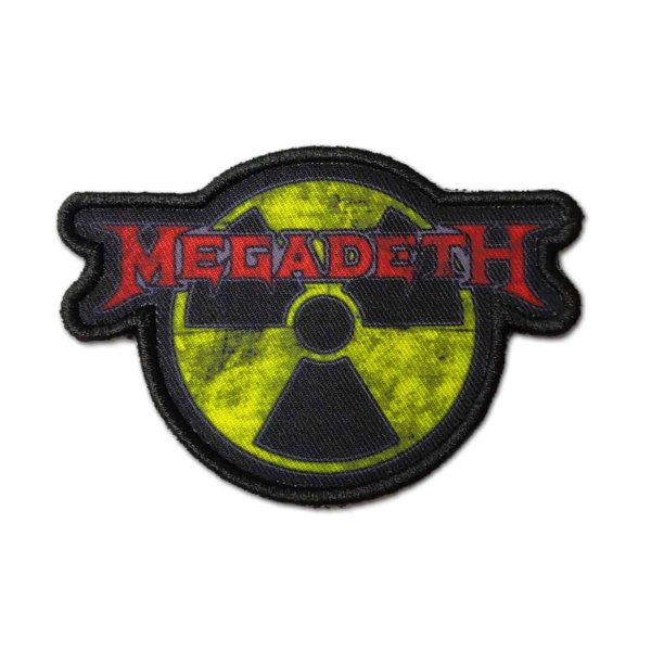 画像1: Megadeth パッチ／ワッペン メガデス Hazard Logo (1)