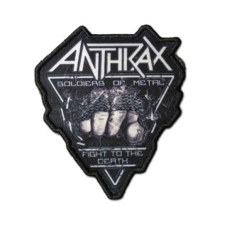 Amazon.com: Anthrax Anti-Social Patch (One Size) (Red/Yellow