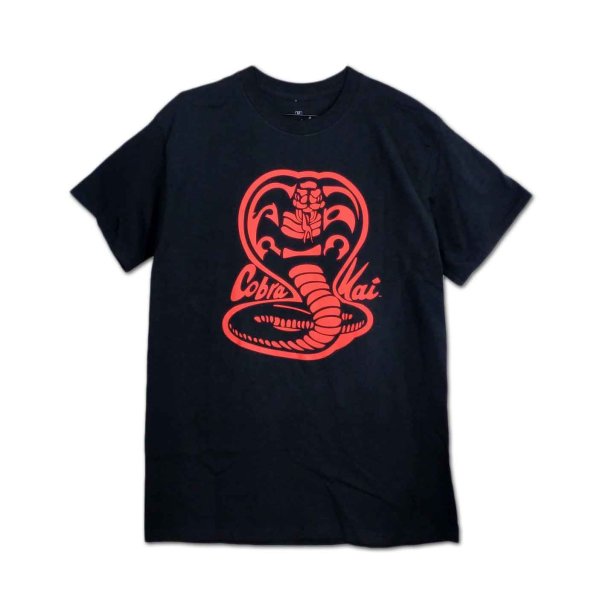 画像1: Cobra Kai ムービーTシャツ コブラ会 Red Logo Karate Kid ベスト・キッド (1)