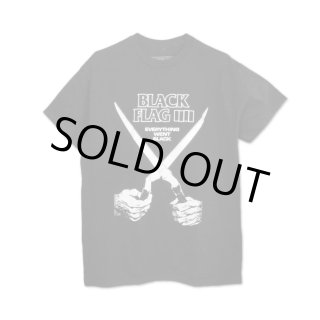 BLACK FLAG III Tシャツ Lサイズ Tシャツ バンドTシャツ ロックTシャツ 半袖 【3色】(AG