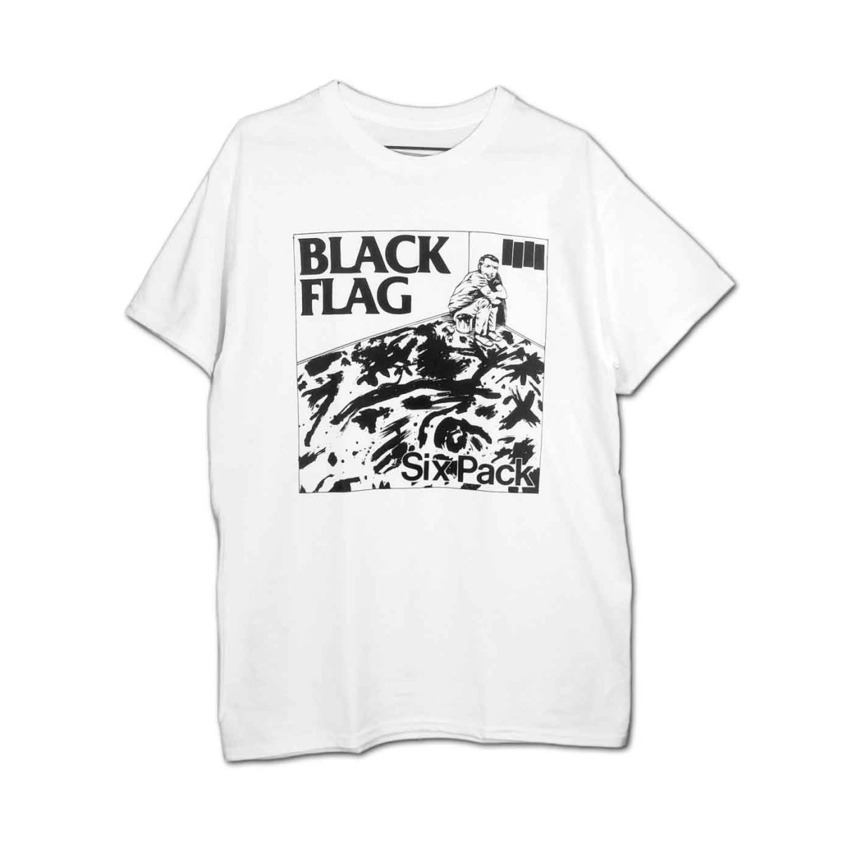 画像1: Black Flag バンドTシャツ ブラック・フラッグ Six Pack (1)