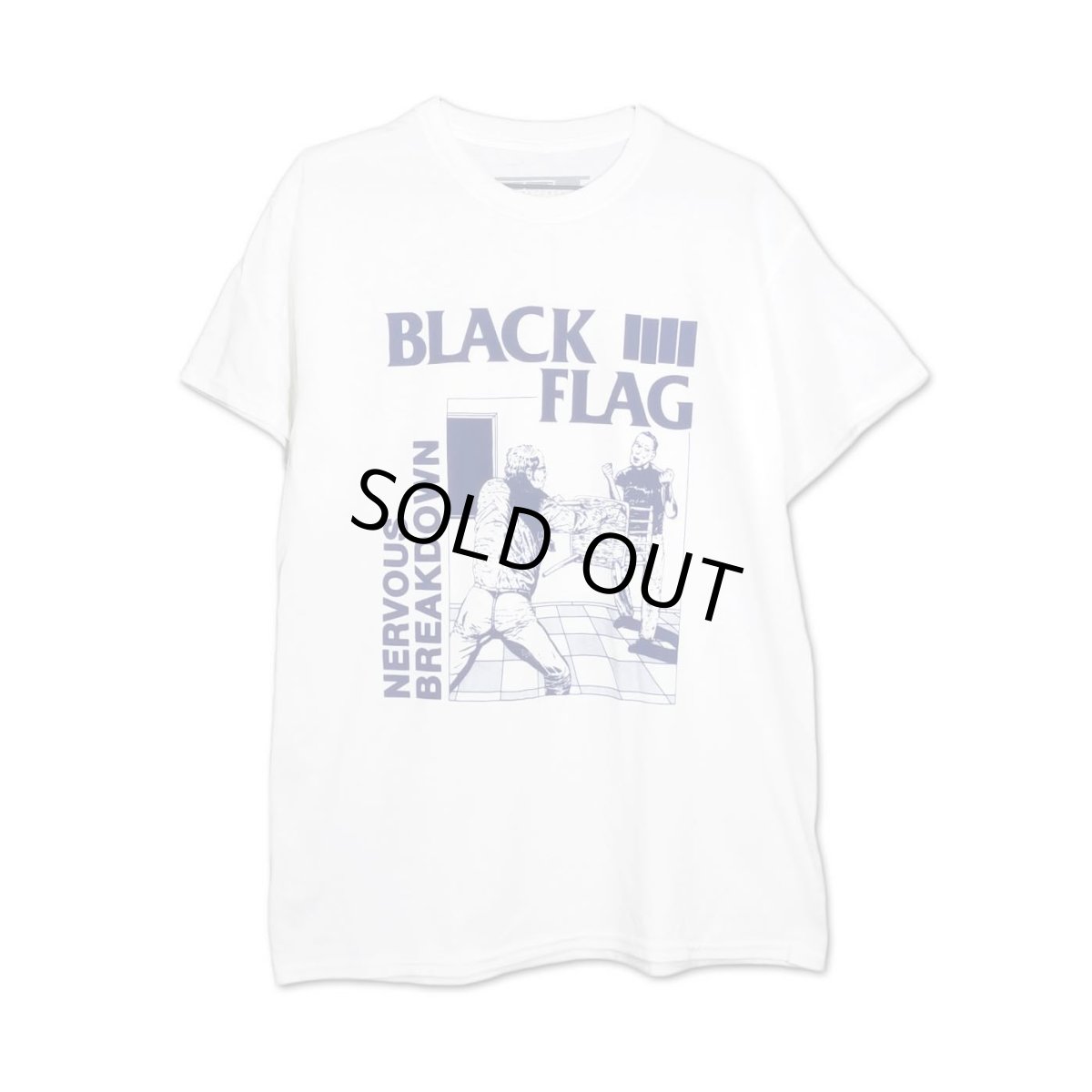 画像1: Black Flag バンドTシャツ ブラック・フラッグ Nervous Breakdown (1)