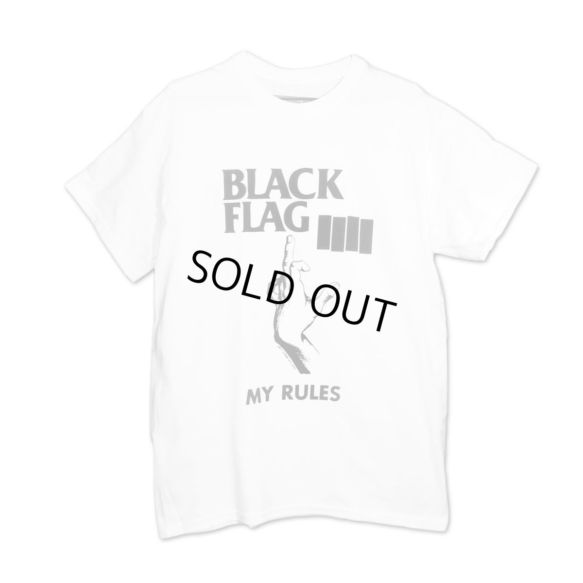 画像1: Black Flag バンドTシャツ ブラック・フラッグ My Rules (1)